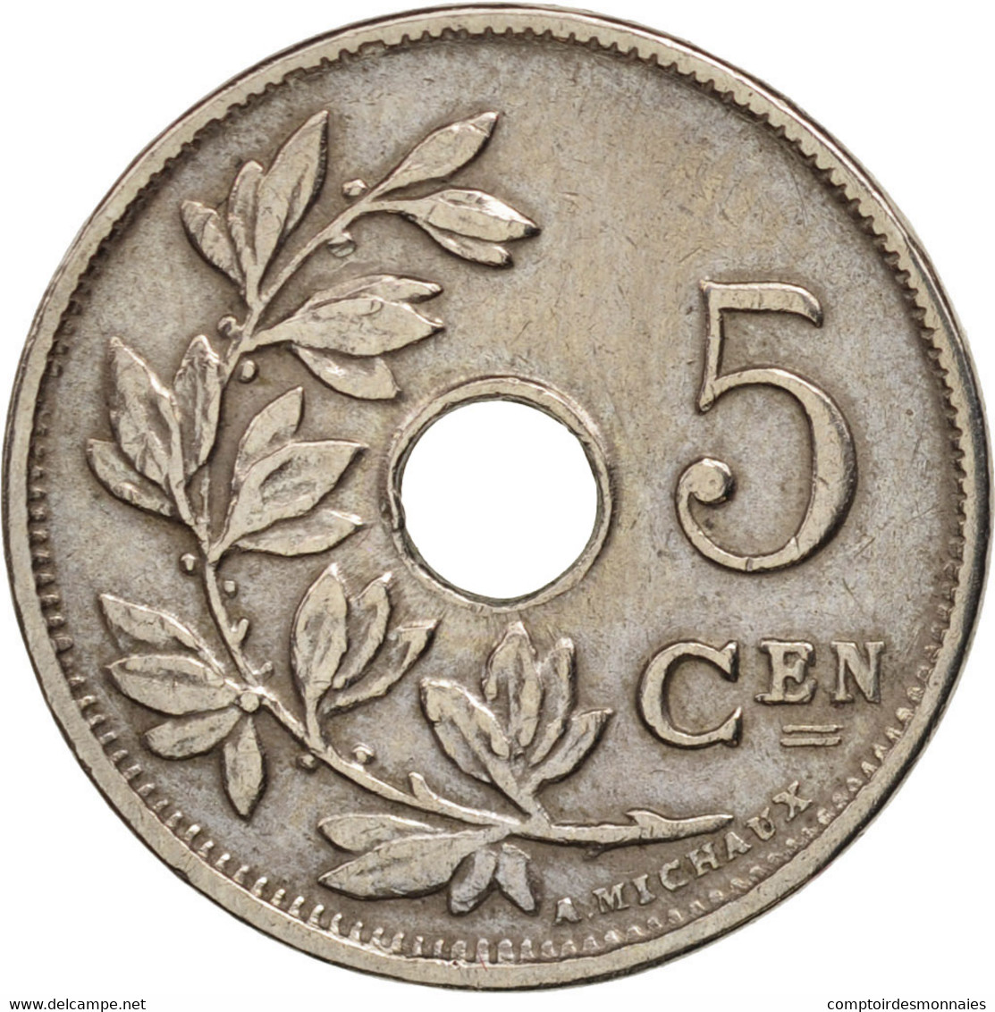 Monnaie, Belgique, 5 Centimes, 1920, TTB, Copper-nickel, KM:67 - 5 Centimes