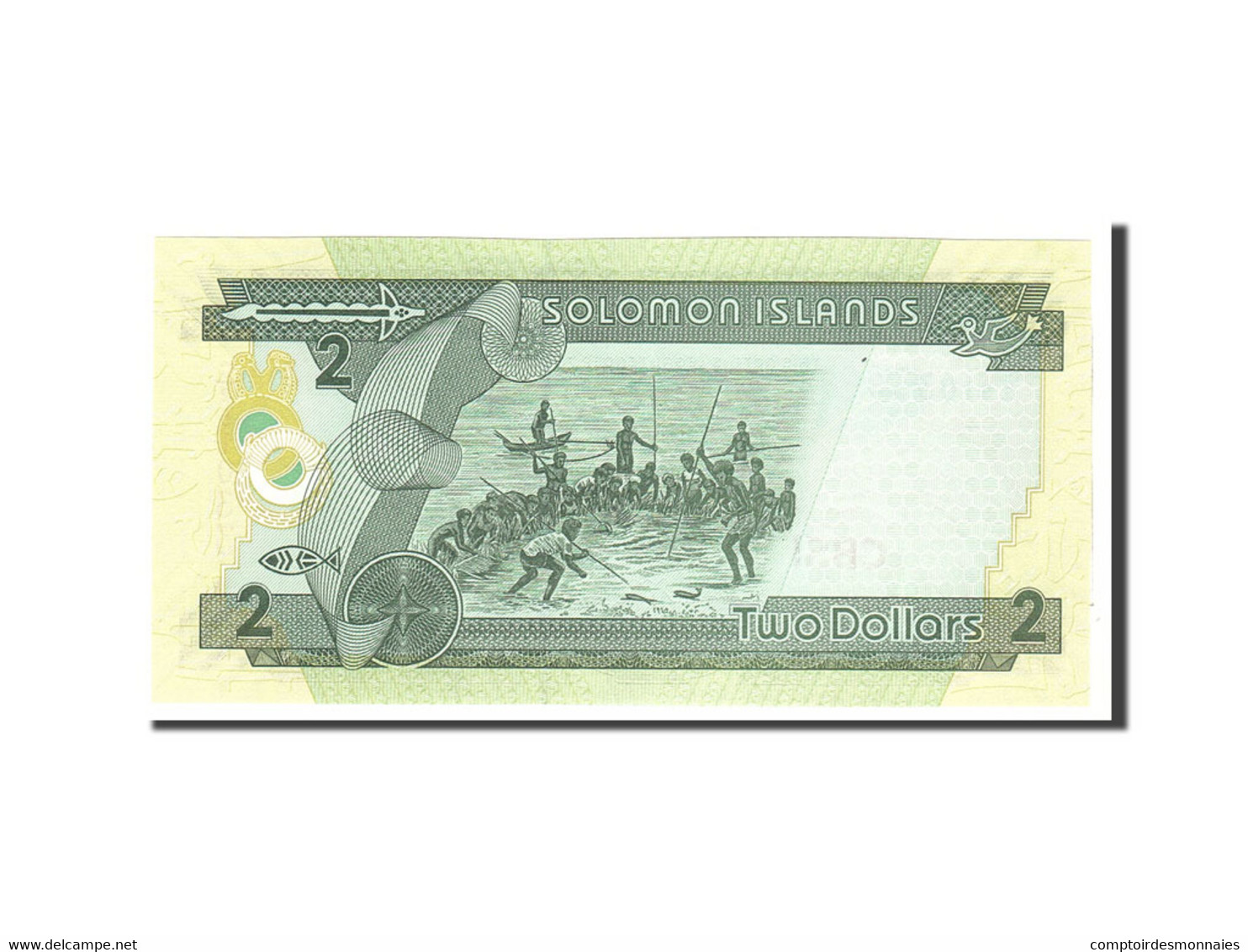 Billet, Îles Salomon, 2 Dollars, 2001, Undated, KM:23, NEUF - Salomons