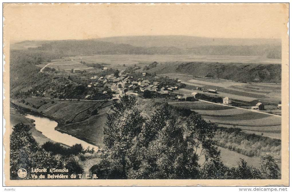 LAFORET SUR SEMOIS / VRESSE / VU DU BELVEDERE DU TCB - Vresse-sur-Semois