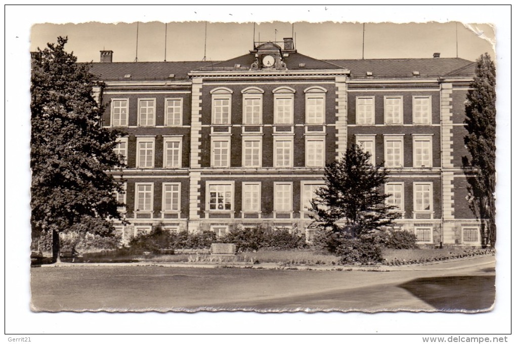 0-9116 HARTMANNSDORF, Schule, 1960, Eckknick - Hartmannsdorf