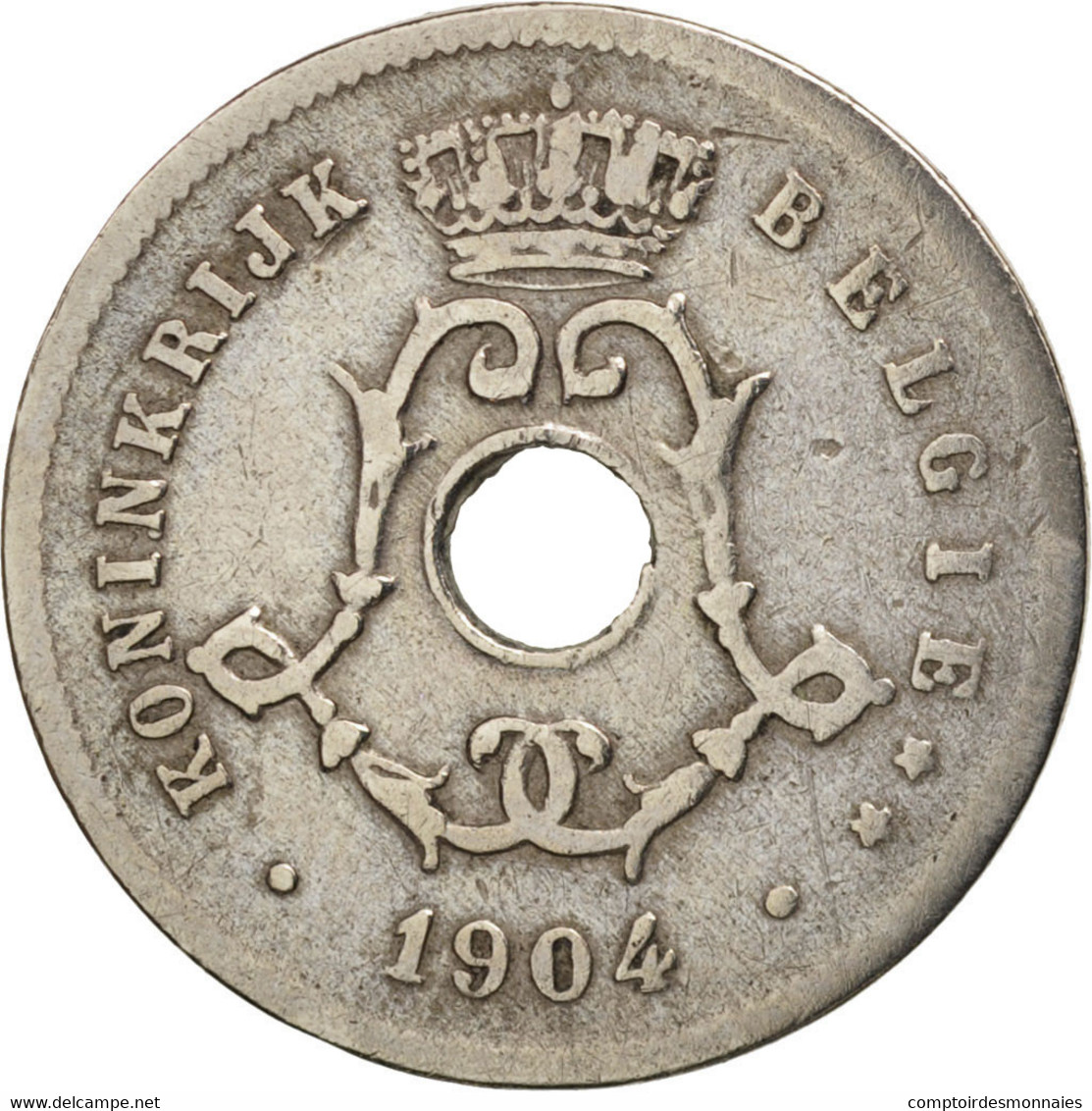 Monnaie, Belgique, 5 Centimes, 1904, TB+, Copper-nickel, KM:55 - 5 Centimes