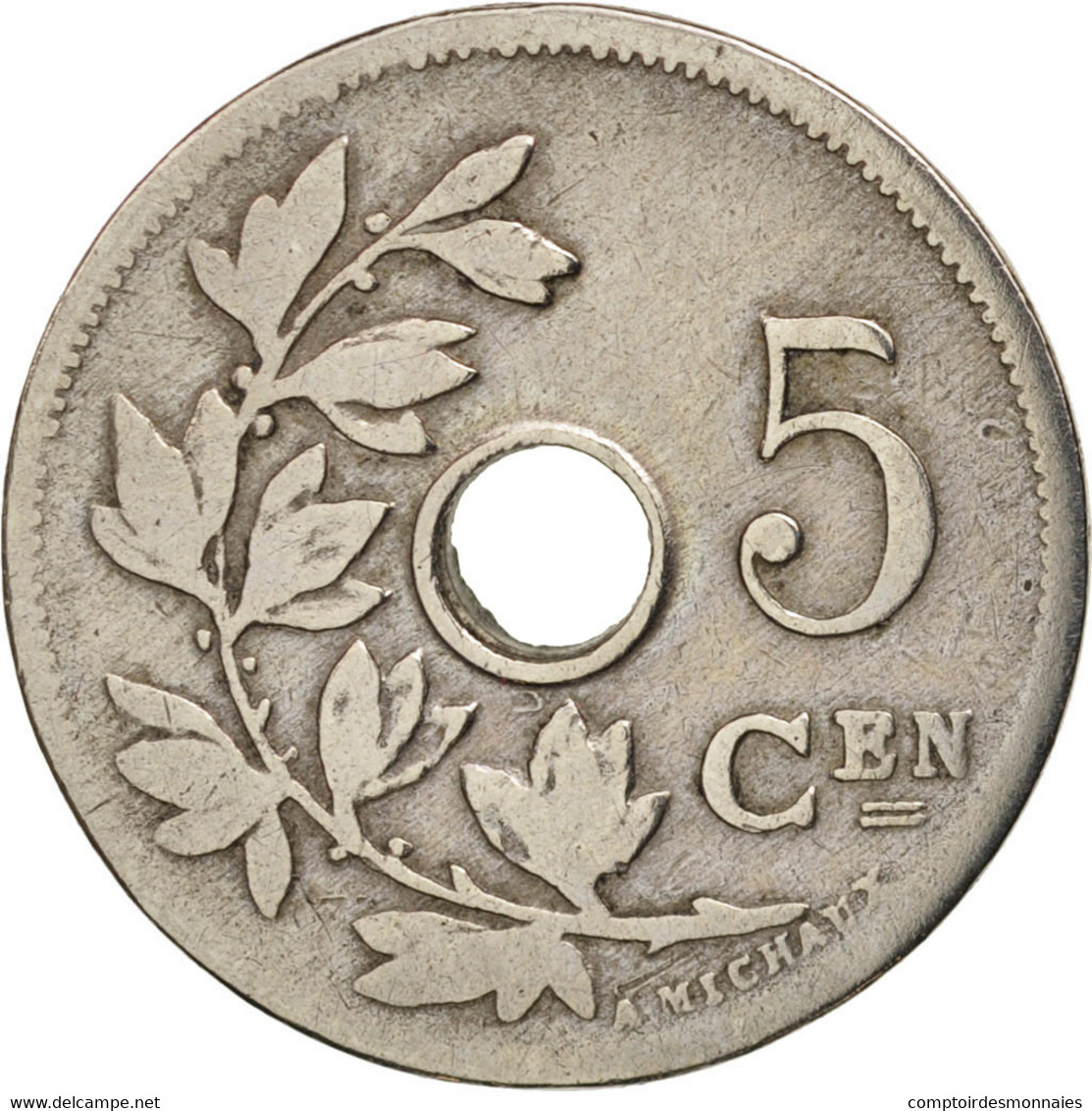 Monnaie, Belgique, 5 Centimes, 1904, TB+, Copper-nickel, KM:55 - 5 Centimes