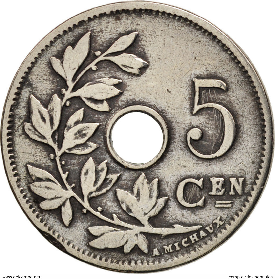 Monnaie, Belgique, 5 Centimes, 1906, TTB, Copper-nickel, KM:55 - 5 Centimes