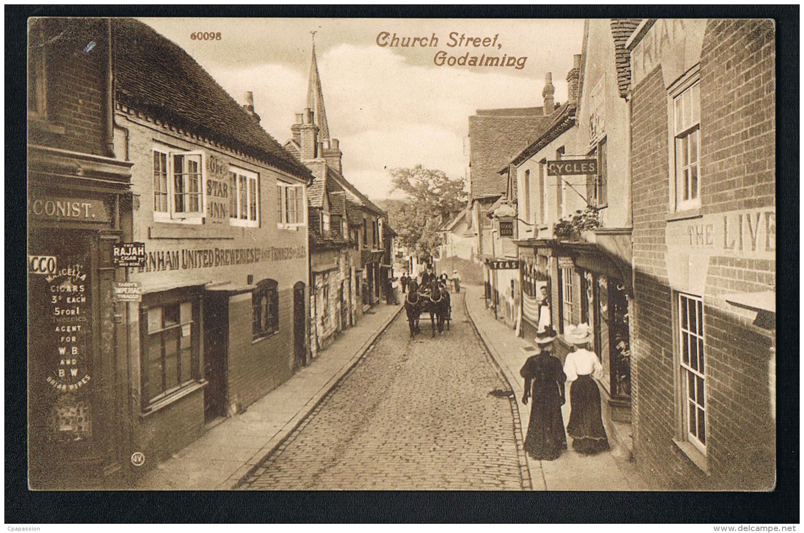 GODALMING -SURREY- Church Street  - Recto Verso- Paypal Free - Surrey