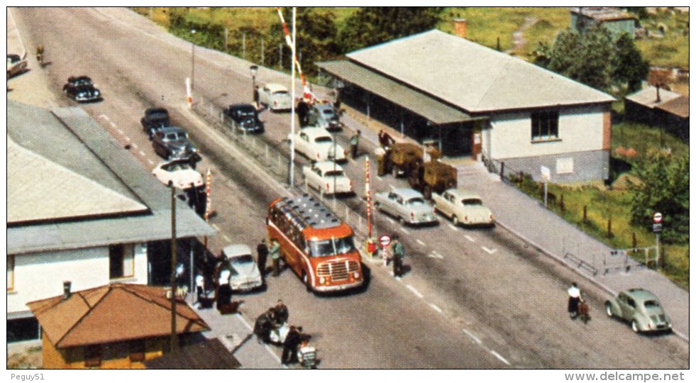 Kehl Am Rhein. Ponst Du Rhin. Poste - Frontière Franco-allemand. 1963 - Douane