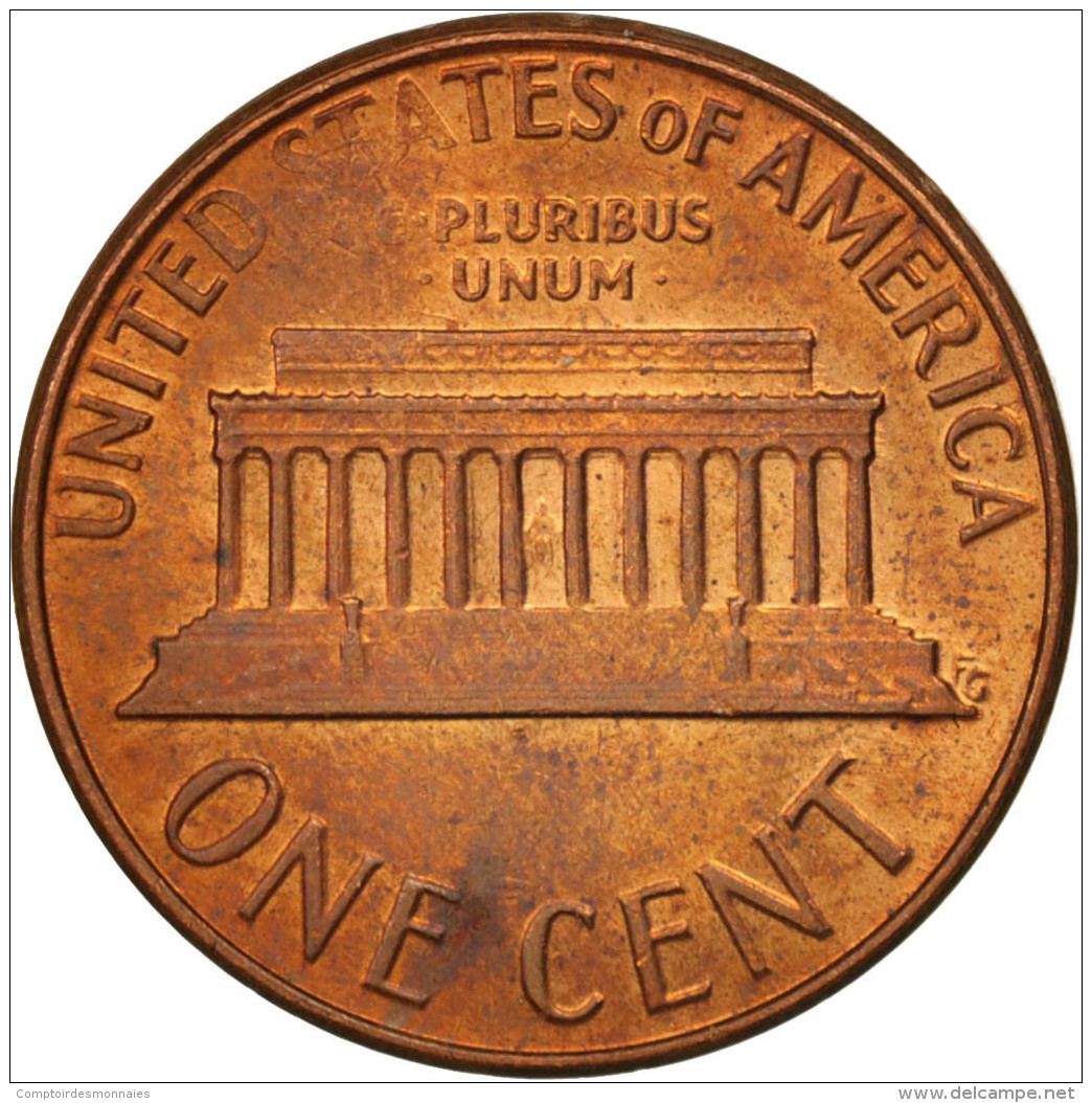 États-Unis, Lincoln Cent, 1975, Philadelphia, SUP+, KM:201 - 1959-…: Lincoln, Memorial Reverse