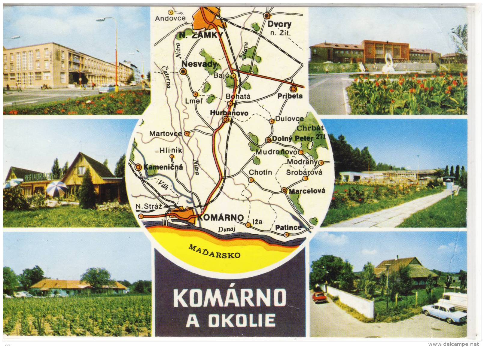 KOMÁRNO A Okolie - Hotel Európa, Nova Straz - Restauracia, Patince - Restauracia Thermal ..... - Slowakije