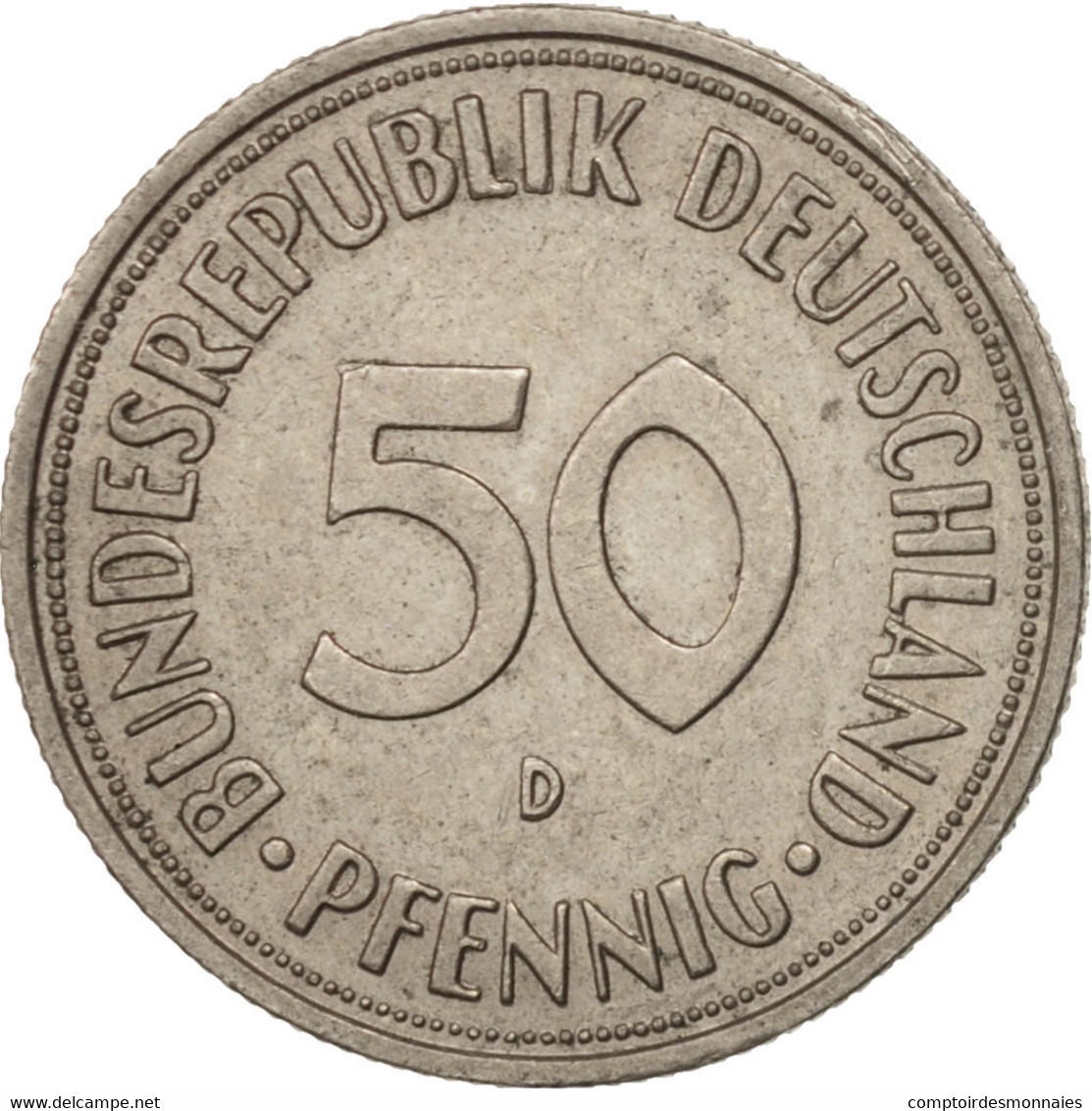 Monnaie, République Fédérale Allemande, 50 Pfennig, 1950, Munich, TTB+ - 50 Pfennig