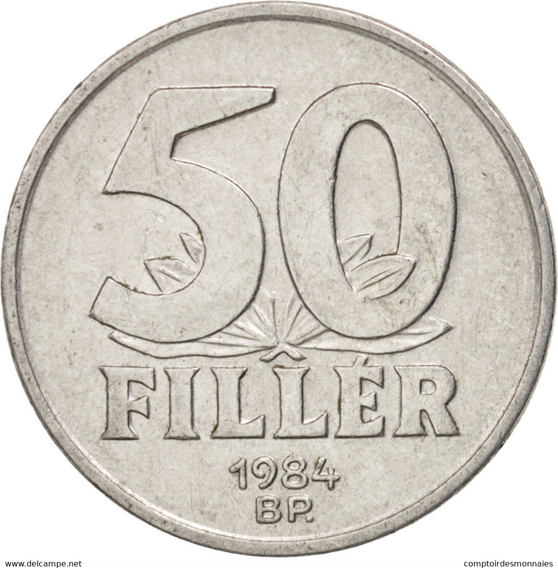Monnaie, Hongrie, 50 Fillér, 1984, Budapest, TTB+, Aluminium, KM:574 - Hungary