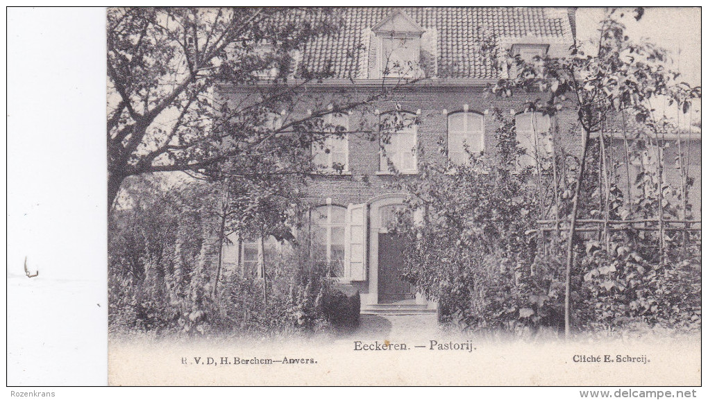 Antwerpen Eeckeren Ekeren Pastorij 1907 (In Zeer Goede Staat) - Antwerpen