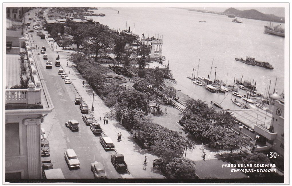 RP: Paseo De Las Colonia, Guayaquil, Ecuador, 1930-40s - Ecuador