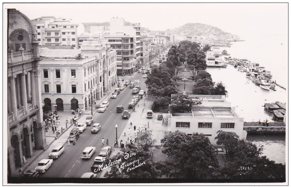 RP: Malecon Sim, Guayaquil, Ecuador, 1930-40s - Ecuador