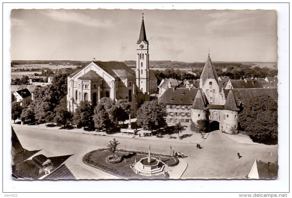 7912 WEISSENHORN, Marktplatz, Oberes Tor, 1964 - Neu-Ulm