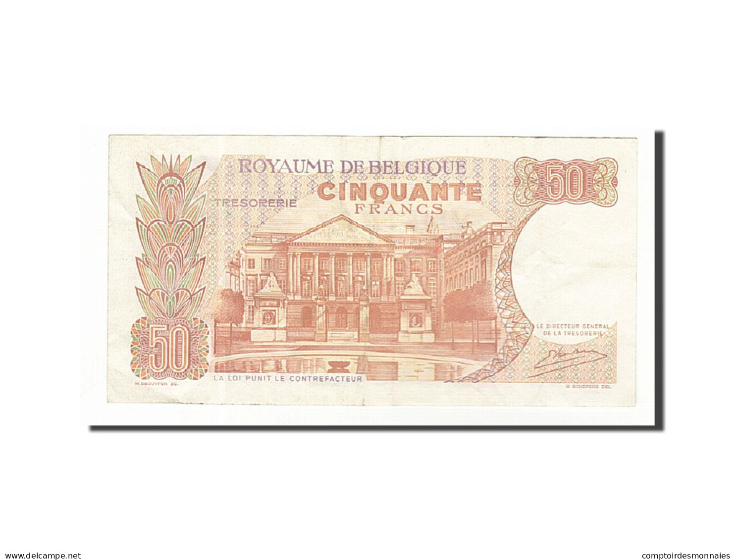 Billet, Belgique, 50 Francs, 1964-1966, 1966-05-16, KM:139, TB+ - 50 Franchi