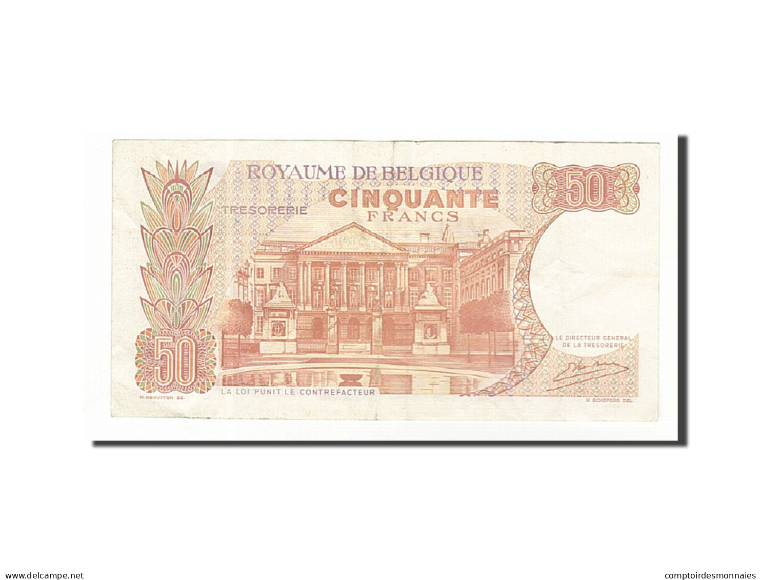 Billet, Belgique, 50 Francs, 1964-1966, 1966-05-16, KM:139, TB+ - 50 Francos