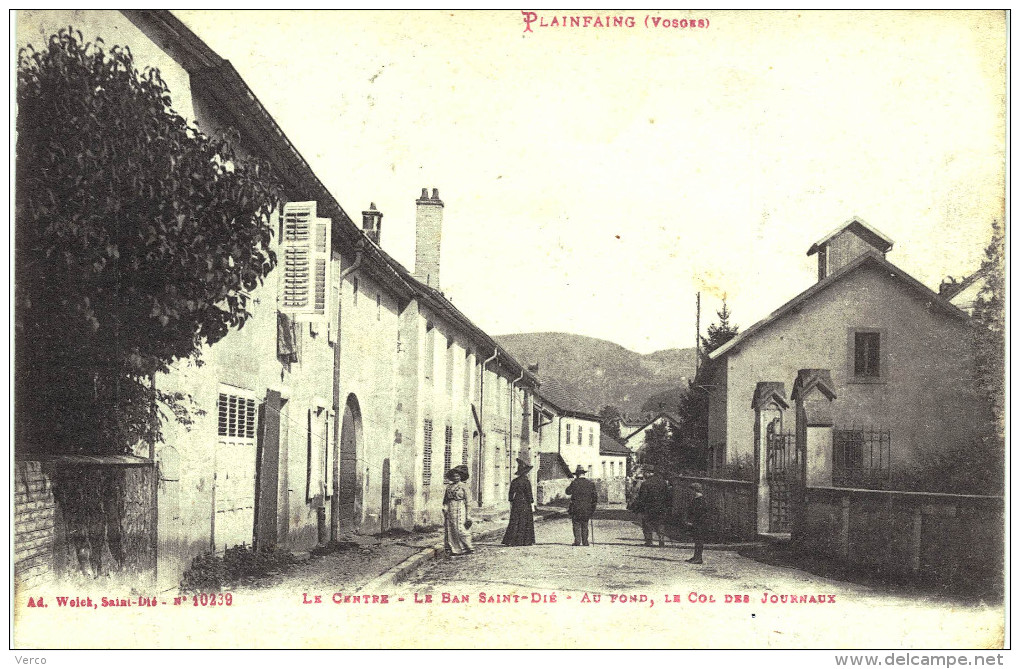 Carte Postale Ancienne De PLAINFAING - Plainfaing