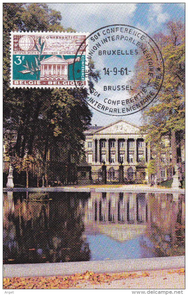 Carte-Maximum BELGIQUE  N° Yvert 1191 (BRUXELLES - Le Parc Obl Sp 1er Jour - 1961-1970