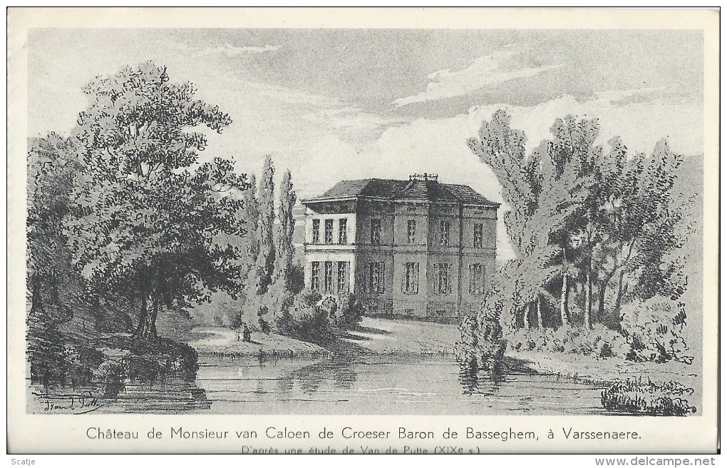 Château De Monsieur Van Caloen De Croeser Baron De Basseghem, à Varssenaere - Jabbeke