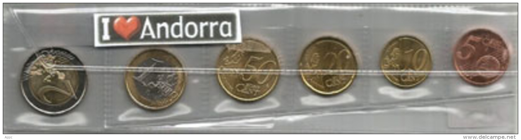 Nueva Moneda € Euro Andorra, Muy Raro En Su Embalaje Original - Andorra