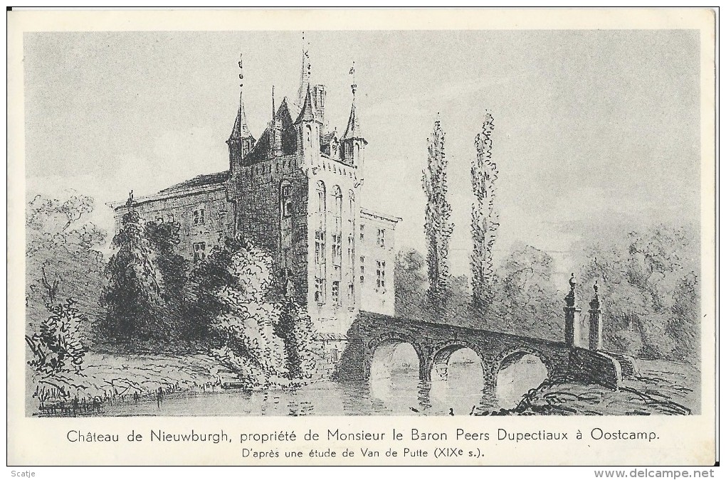 Château De Nieuwburgh, Propriété De Monsieur Le Baron Peers Dupectiaux à Oostcamp - Oostkamp