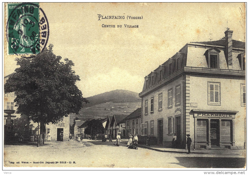 Carte Postale Ancienne De PLAINFAING - Plainfaing