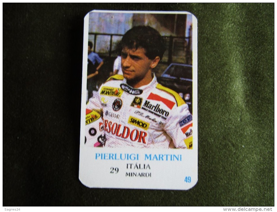 Calendrier De Poche - Pocket Calendar - Pierluigi Martini - Minardi - 1986 - Automobilismo - F1