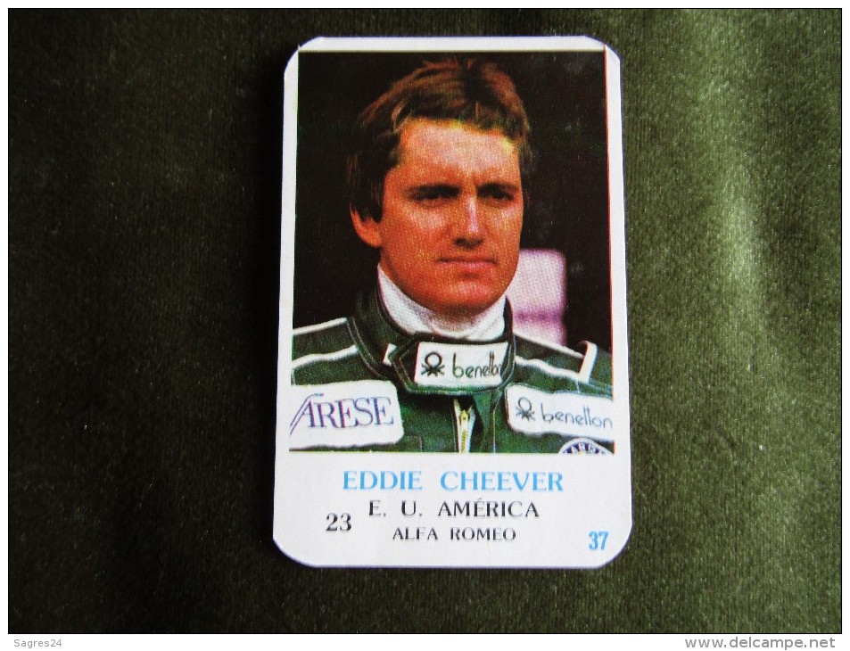 Calendrier De Poche - Pocket Calendar - Eddie Cheever - Alfa Romeo - 1986 - Car Racing - F1