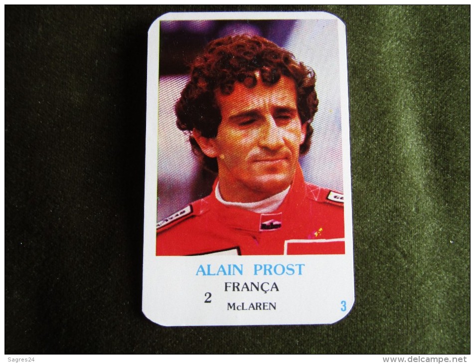 Calendrier De Poche - Pocket Calendar - Alain Prost - McLaren - 1986 - Automobile - F1