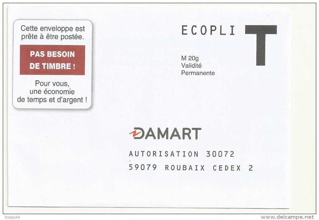 ENVELOPPE T ECOPLI DAMART - Cards/T Return Covers