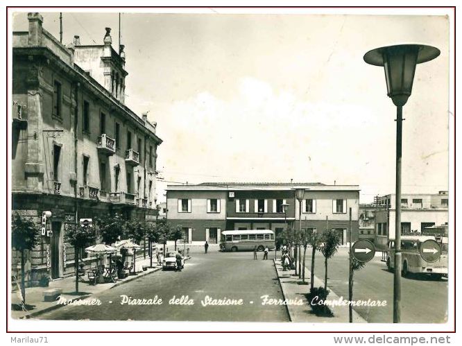 M3690 SARDEGNA MACOMER NUORO STAZIONE VIAGGIATA 1961 - Autres & Non Classés