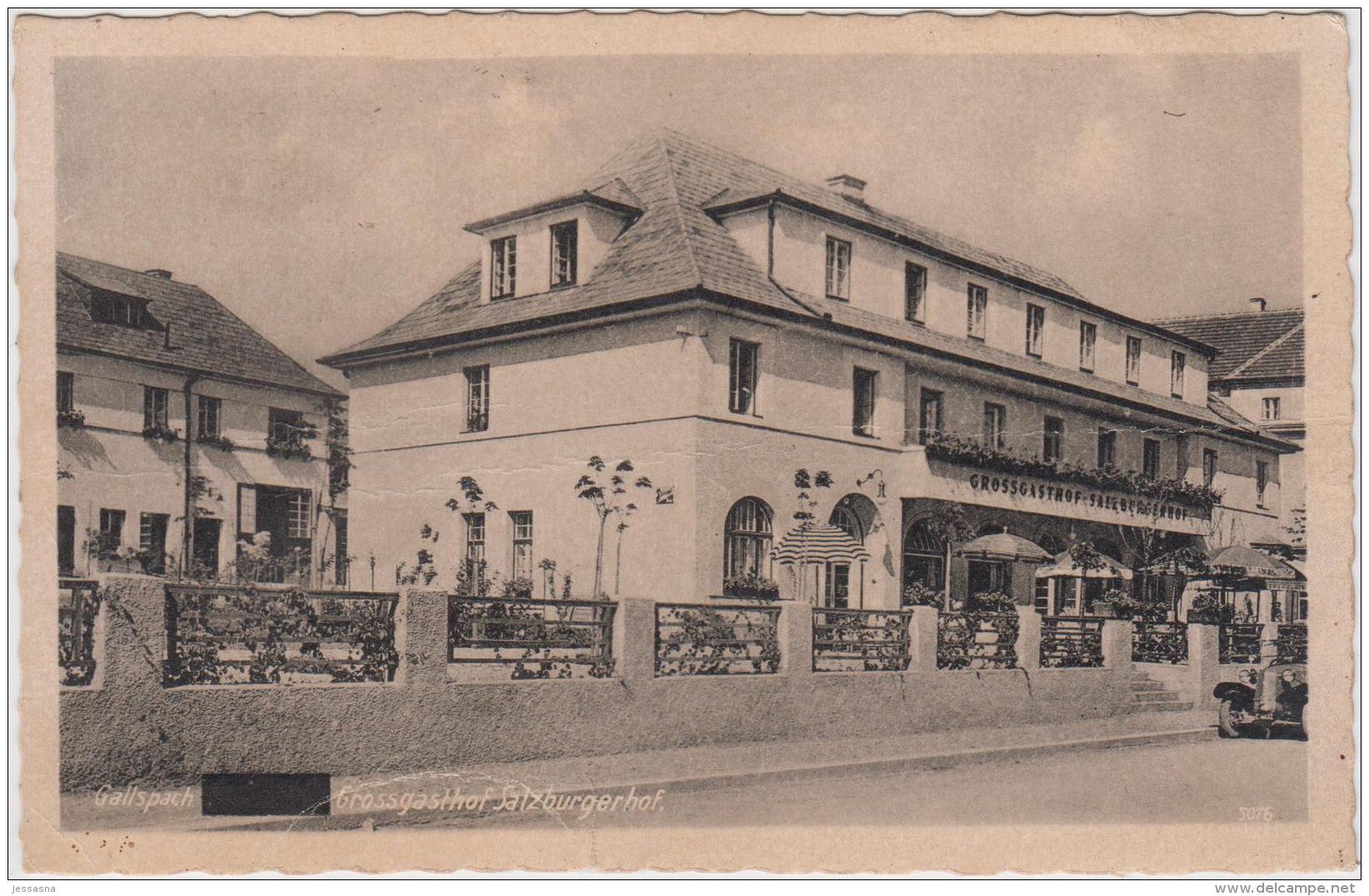 AK - GALLSPACH - Grossgasthof  Salzburgerhof 1947 - Grieskirchen