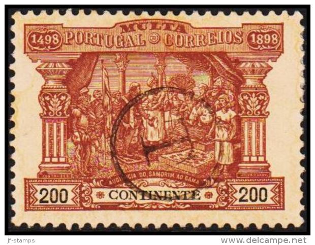 1898. MULTA CONTINENTE 200 REIS.  (Michel: P. 6) - JF193432 - Used Stamps