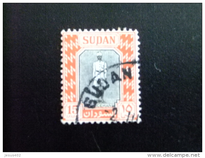 51 SOUDAN CONDOMINIO SUDAN 1951 POLICIER SOUDANAIS YVERT 102 FU / SG 129 FU - Sudan (...-1951)