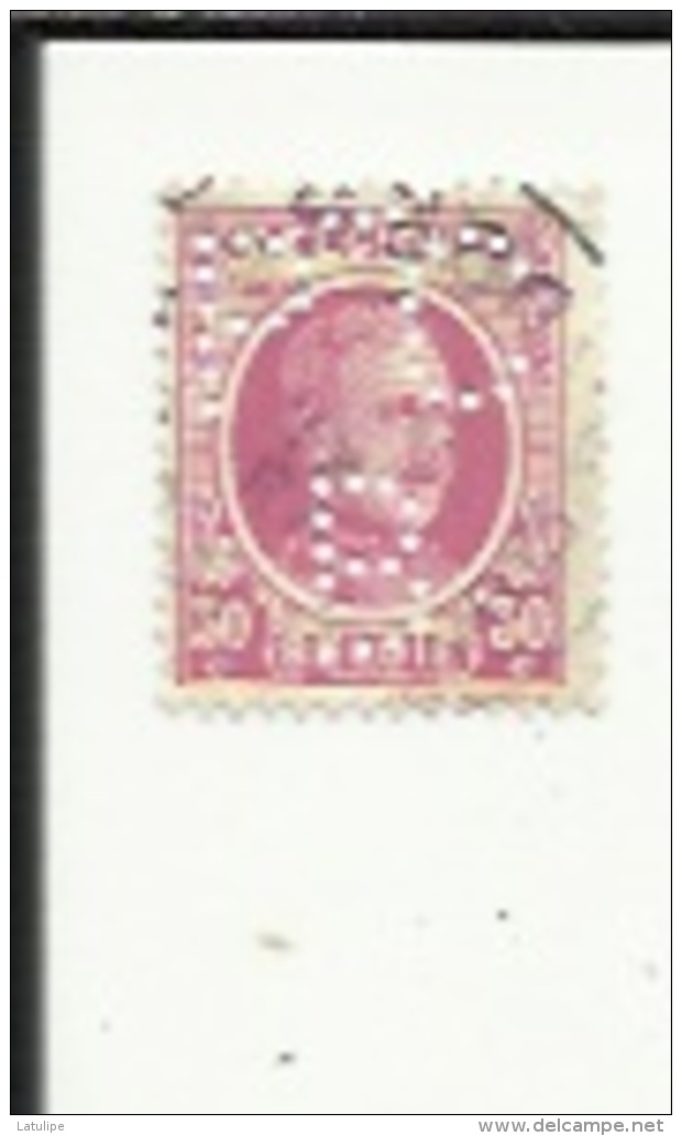 Timbre 30 Cts  -Type Houyoux -1930 _Perforé ( P C B )  Bon Etat 1930 - 1909-34