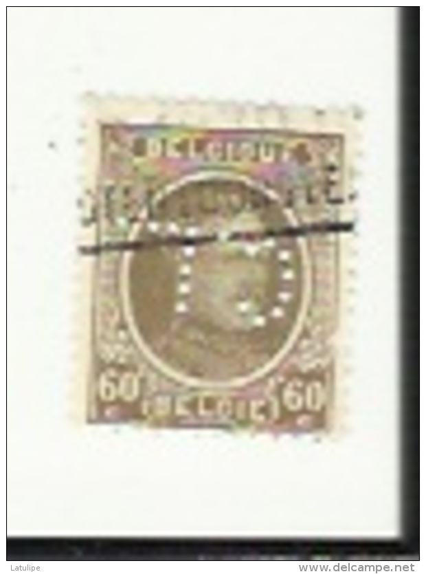 Timbre 60 Cts  -Type Houyoux -1930 _Perforé ( C  L )  Bon Etat 1930 - 1909-34