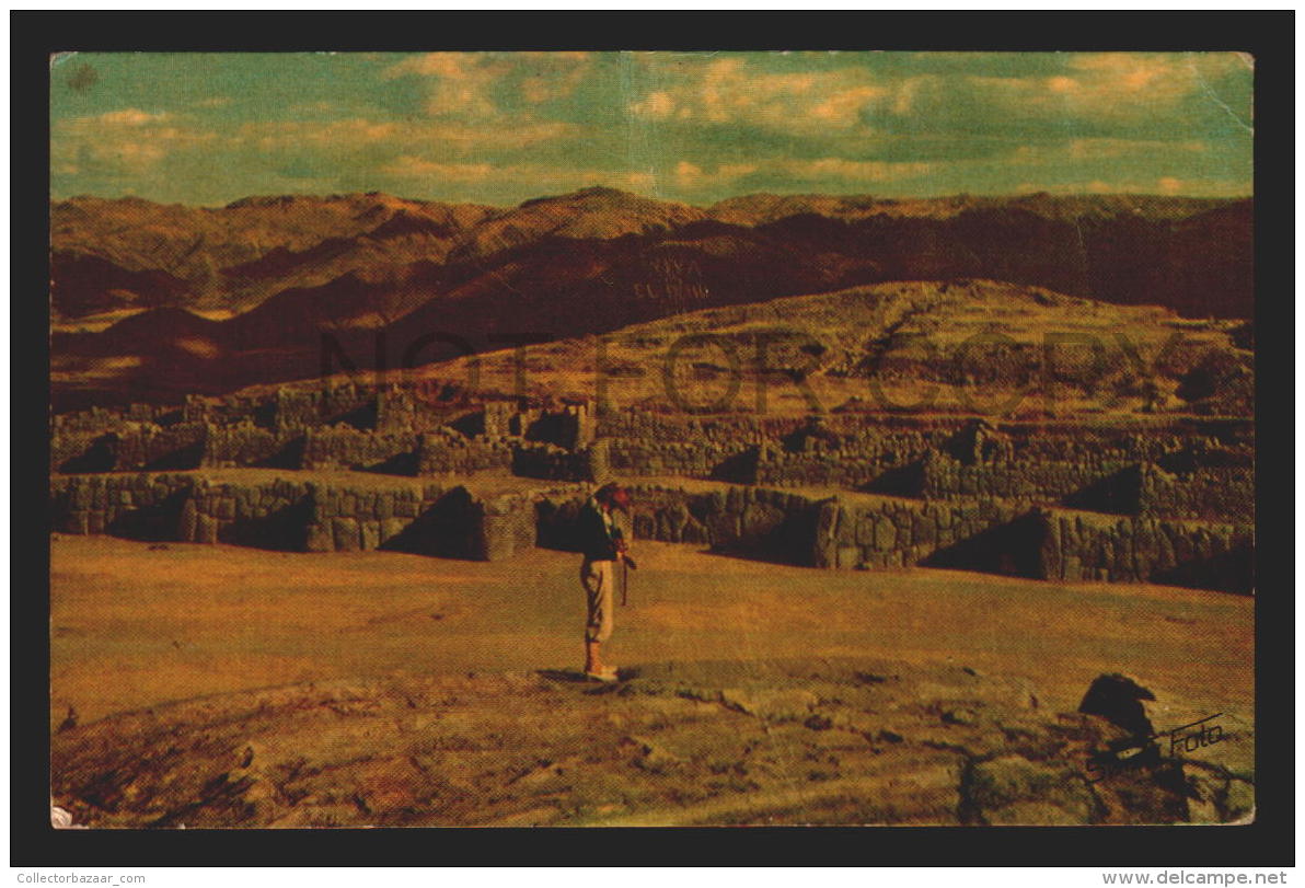 PERU CUZCO SWISS FOTO Vintage Original Ca1960 POSTCARD CPA AK (W4_2728) - Peru