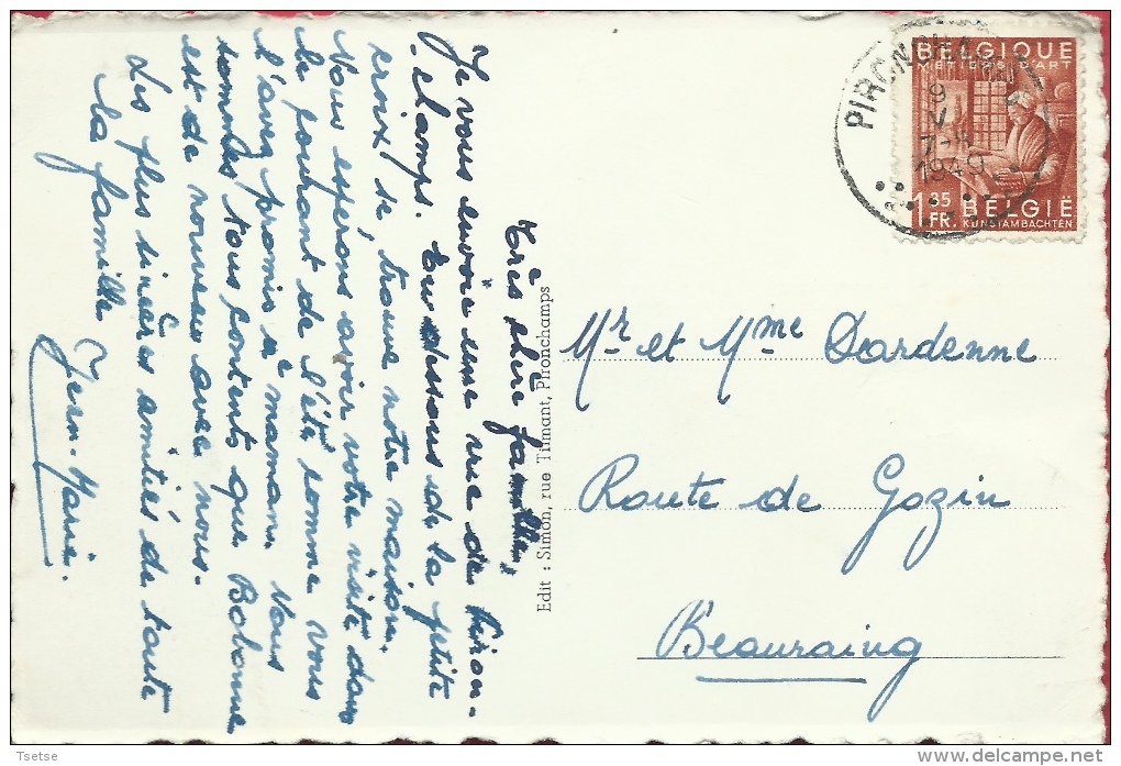 Pironchamps - Souvenir De ... - Carte Postale 5 Vues - 1949  ( Voir Verso ) - Farciennes