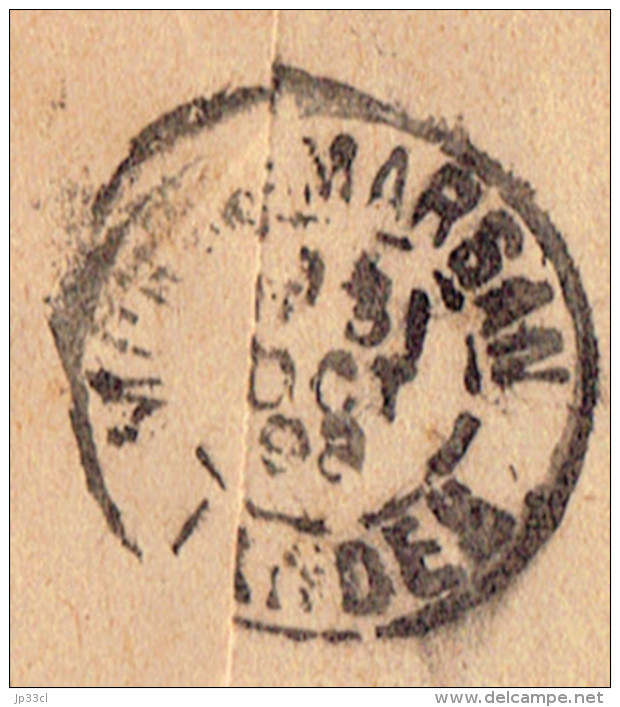 Extrait Du Mémorial Mont-de-Marsan 27/10/1898 Mariage De Melle Planté Et Joseph-Marie Pons Directeur Société Générale - Historical Documents