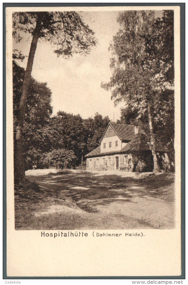 2092 - Ohne Porto - Alte Ansichtskarte Dahlen Hospitalhütte - N. Gel. TOP Lehr - Dahlen