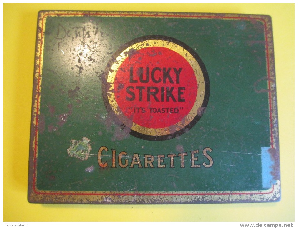 Paquet De Cigarette Métallique /Américain/Lucky Strike /American Tobacco Co/ Vers 1950    BFPP57 - Etuis à Cigarettes Vides