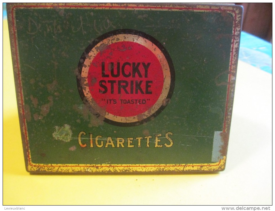 Paquet De Cigarette Métallique /Américain/Lucky Strike /American Tobacco Co/ Vers 1950    BFPP57 - Etuis à Cigarettes Vides