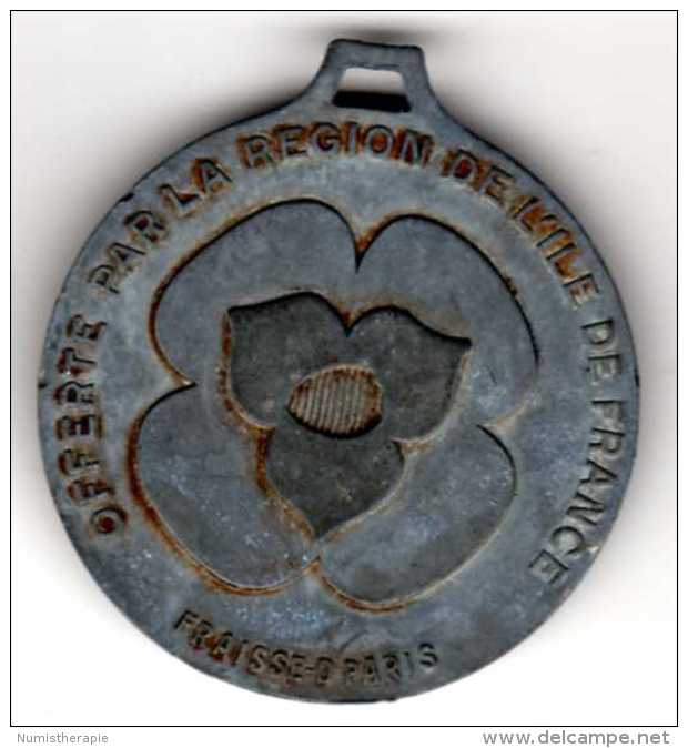 Médaille Marathon : 7ème Paris - Versailles 1982 (sans Ruban) - Other & Unclassified