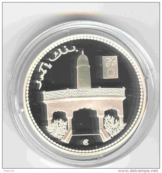 COIN/MUNZE 1000 FRANCS COMORES - MOSQUEE - ISLAM - LE FRANC APRES L'EURO ARGENT B E 2002 - Comoros