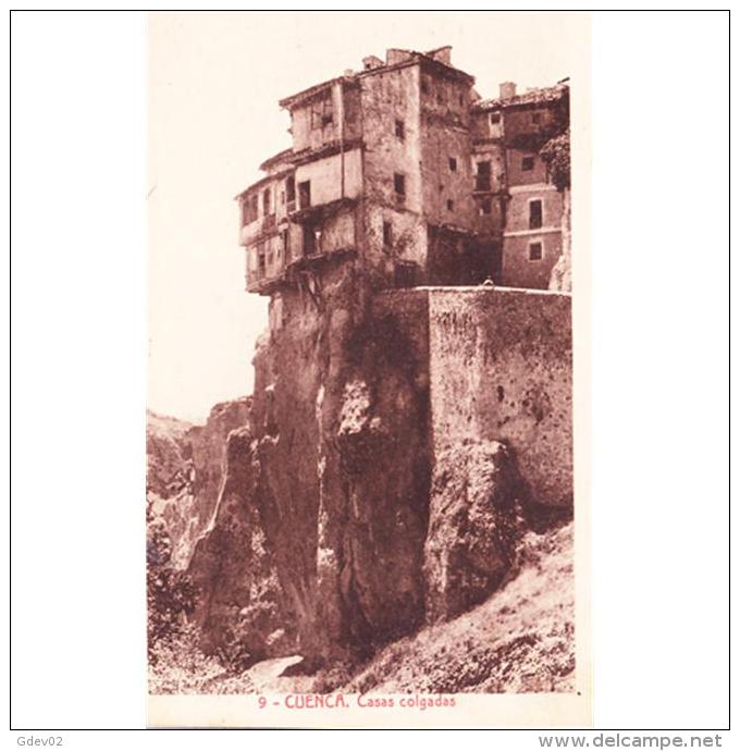 CNCTP6109-LFTD10270 .Tarjeta Postal DE CUENCA.Rocas,edificios.Casas Colgadas,colgantes.en CUENCA - Cuenca