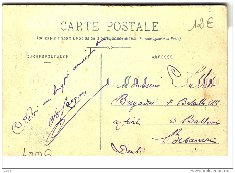 Carte Postale Ancienne De PROVENCHERES Sur FAVE - Provencheres Sur Fave