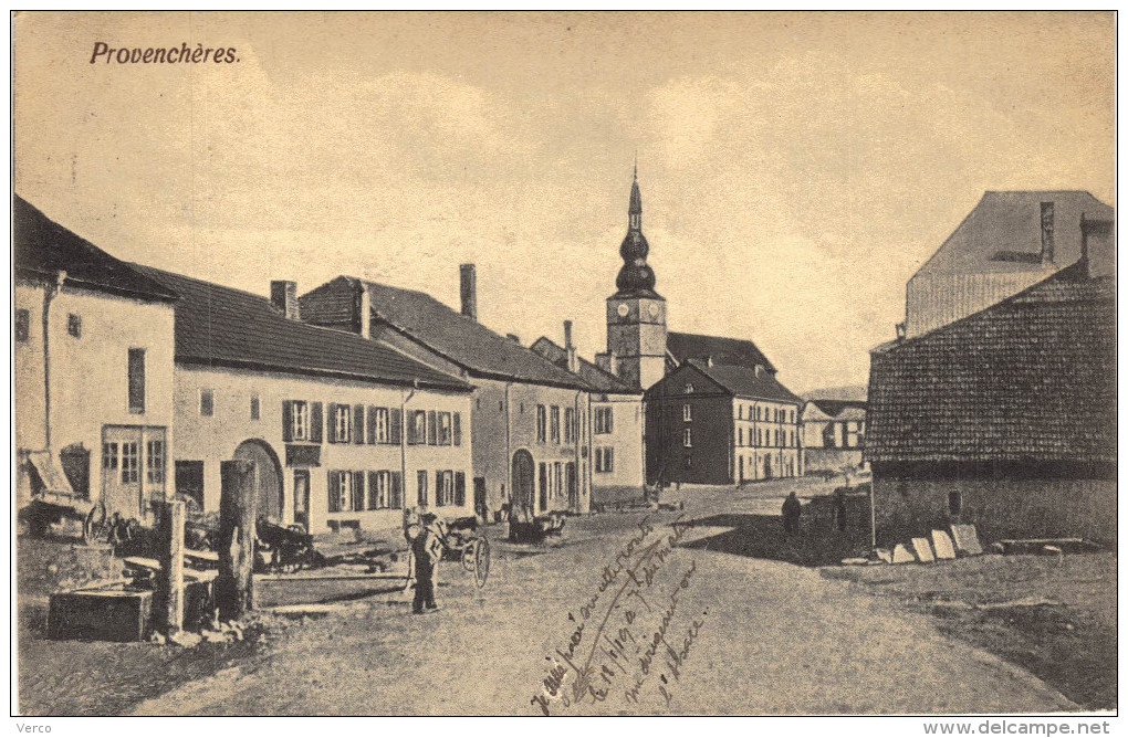 Carte Postale Ancienne De PROVENCHERES Sur FAVE - Provencheres Sur Fave