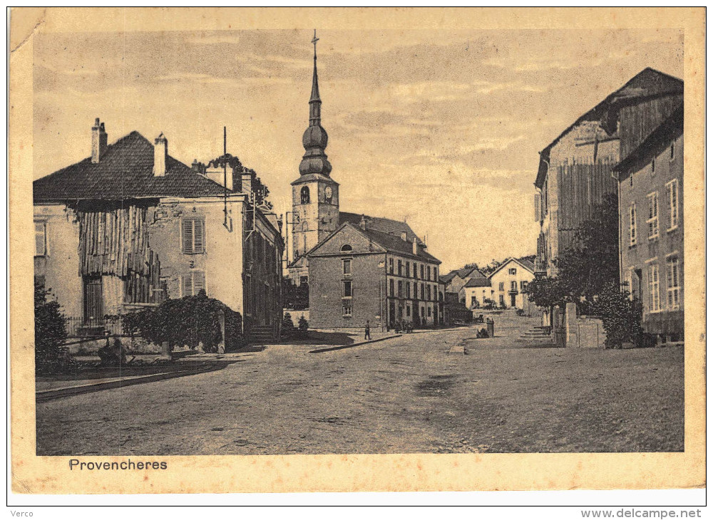 Carte Postale Ancienne De PROVENCHERES Sur FAVE - Provencheres Sur Fave