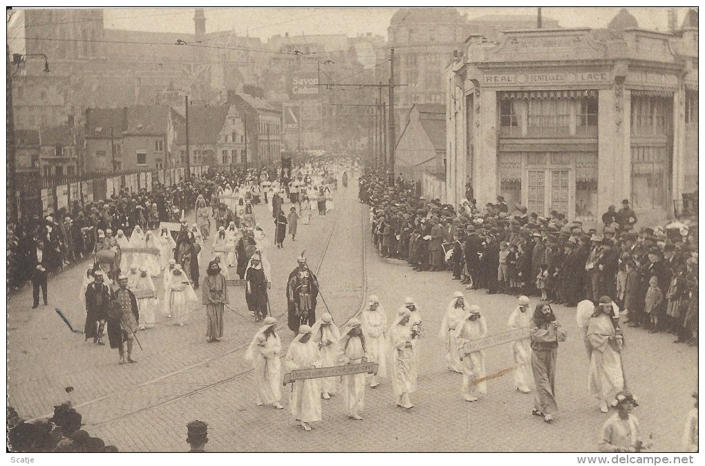 Bruxelles   -   Les Mystères De Rosaire à La Procession De Saint-Gudule - Feiern, Ereignisse