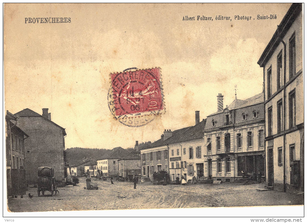 Carte Postale Ancienne De PROVENCHERES Sur FAVE - Provencheres Sur Fave