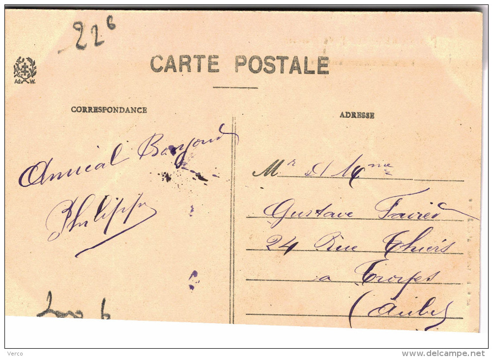 Carte Postale Ancienne De PROVENCHERES Sur FAVE - Provencheres Sur Fave